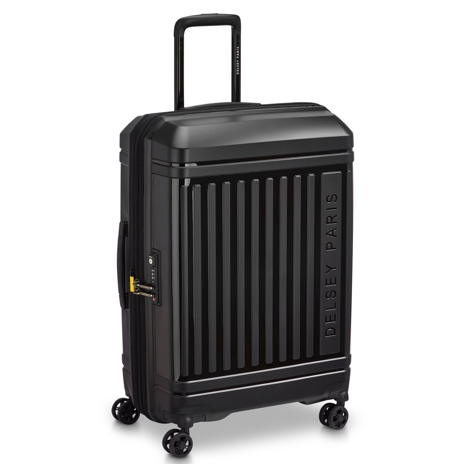 Delsey Lutece SE Lightweight EXP 3.1KG Medium - Black - Love Luggage