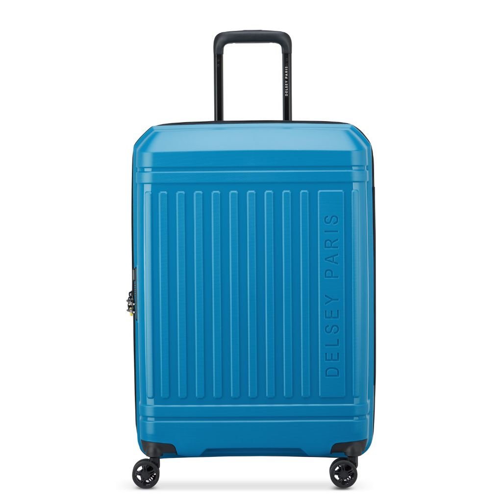 Delsey Lutece SE Lightweight EXP 3.1KG Medium Suitcase - Blue - Love Luggage