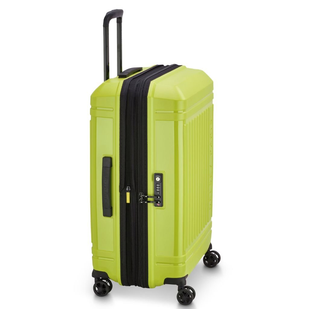 Delsey Lutece SE Lightweight EXP 3.1KG Medium Suitcase - Green - Love Luggage
