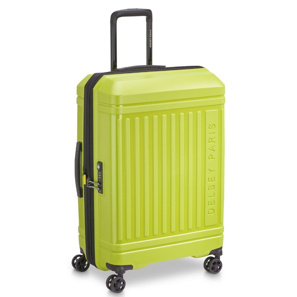 Delsey Lutece SE Lightweight EXP 3.1KG Medium Suitcase - Green - Love Luggage