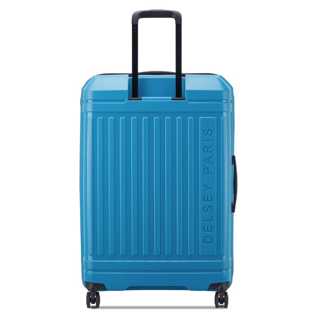 Delsey Lutece SE Lightweight EXP 3.5KG Large Suitcase - Blue - Love Luggage