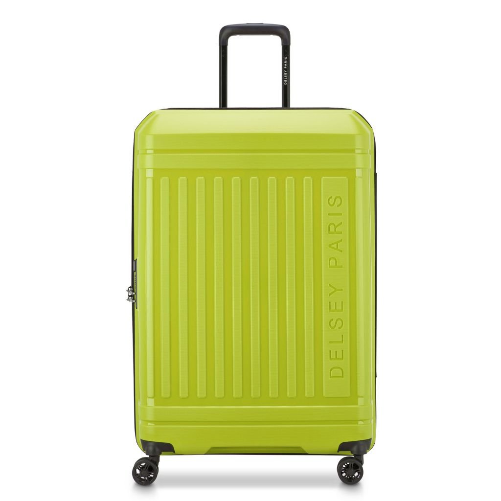 Delsey Lutece SE Lightweight EXP 3.5KG Large Suitcase - Green - Love Luggage