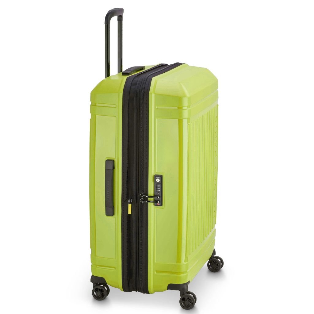 Delsey Lutece SE Lightweight EXP 3.5KG Large Suitcase - Green - Love Luggage