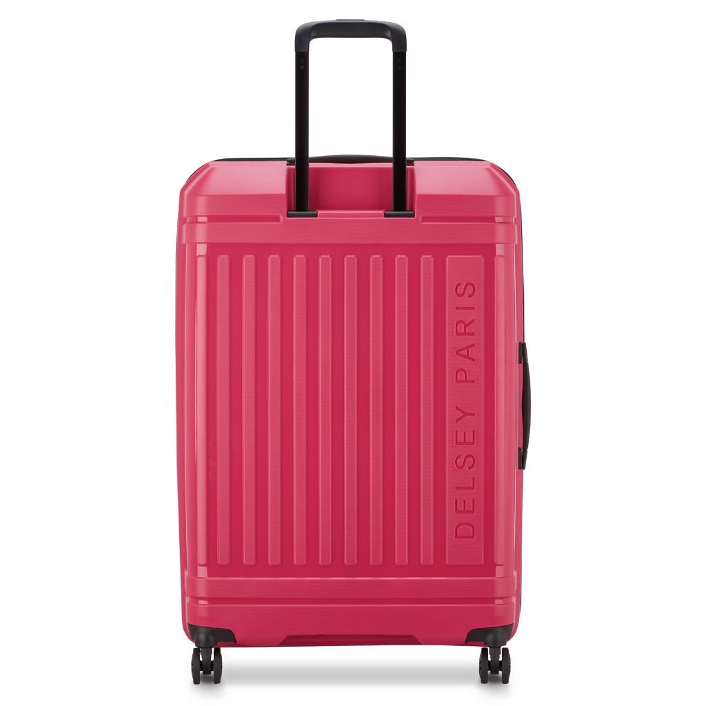 Delsey Lutece SE Lightweight EXP 3.5KG Large Suitcase - Red - Love Luggage
