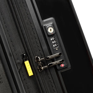 Delsey Lutece SE Lightweight EXP 3.6KG X Large Suitcase - Black - Love Luggage