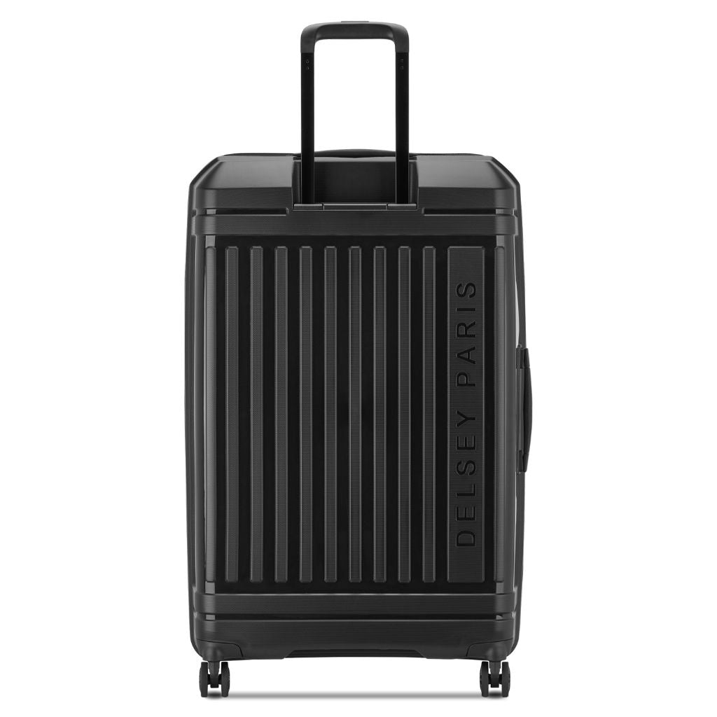 Delsey Lutece SE Lightweight EXP 3.6KG X Large Suitcase - Black - Love Luggage