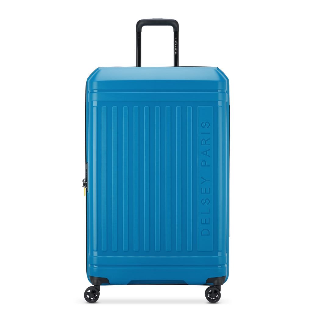 Delsey Lutece SE Lightweight EXP 3.6KG X Large Suitcase - Blue - Love Luggage