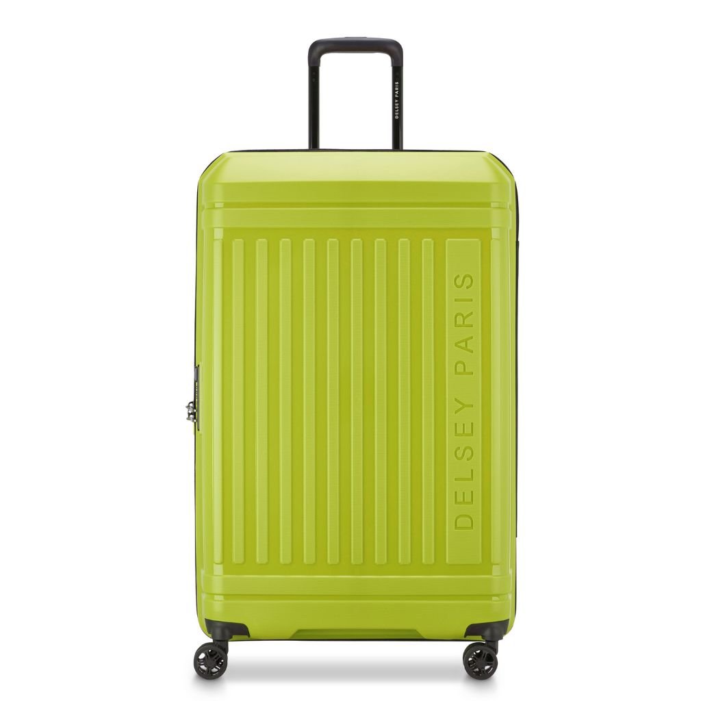 Delsey Lutece SE Lightweight EXP 3.6KG X Large Suitcase - Green - Love Luggage
