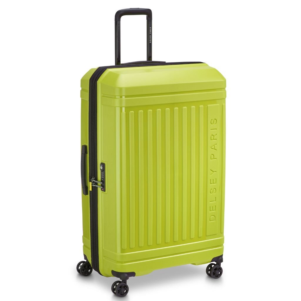 Delsey Lutece SE Lightweight EXP 3.6KG X Large Suitcase - Green - Love Luggage