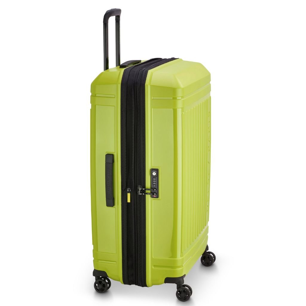 Delsey Lutece SE Lightweight EXP 3.6KG X Large Suitcase - Green - Love Luggage