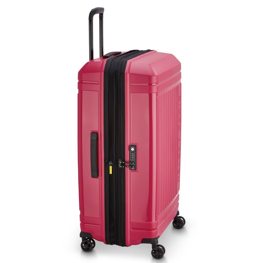 Delsey Lutece SE Lightweight EXP 3.6KG X Large Suitcase - Red - Love Luggage