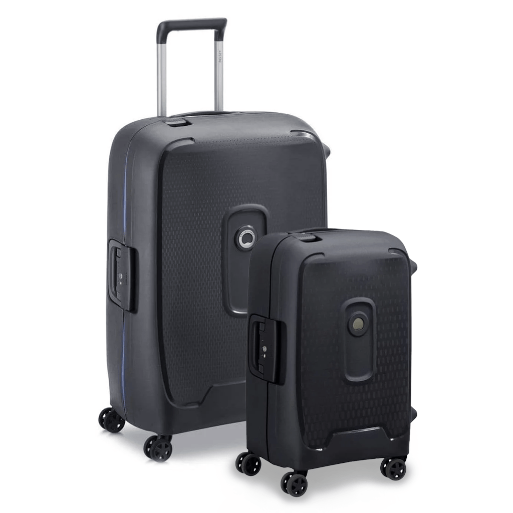 Delsey Moncey 2 PC Hardsided Luggage Duo - Black - Love Luggage