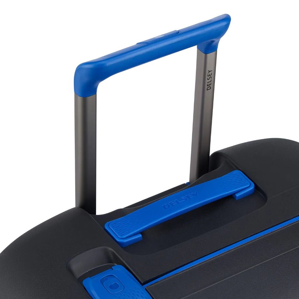 Delsey Moncey 2 PC Hardsided Luggage Duo - Black/Blue - Love Luggage