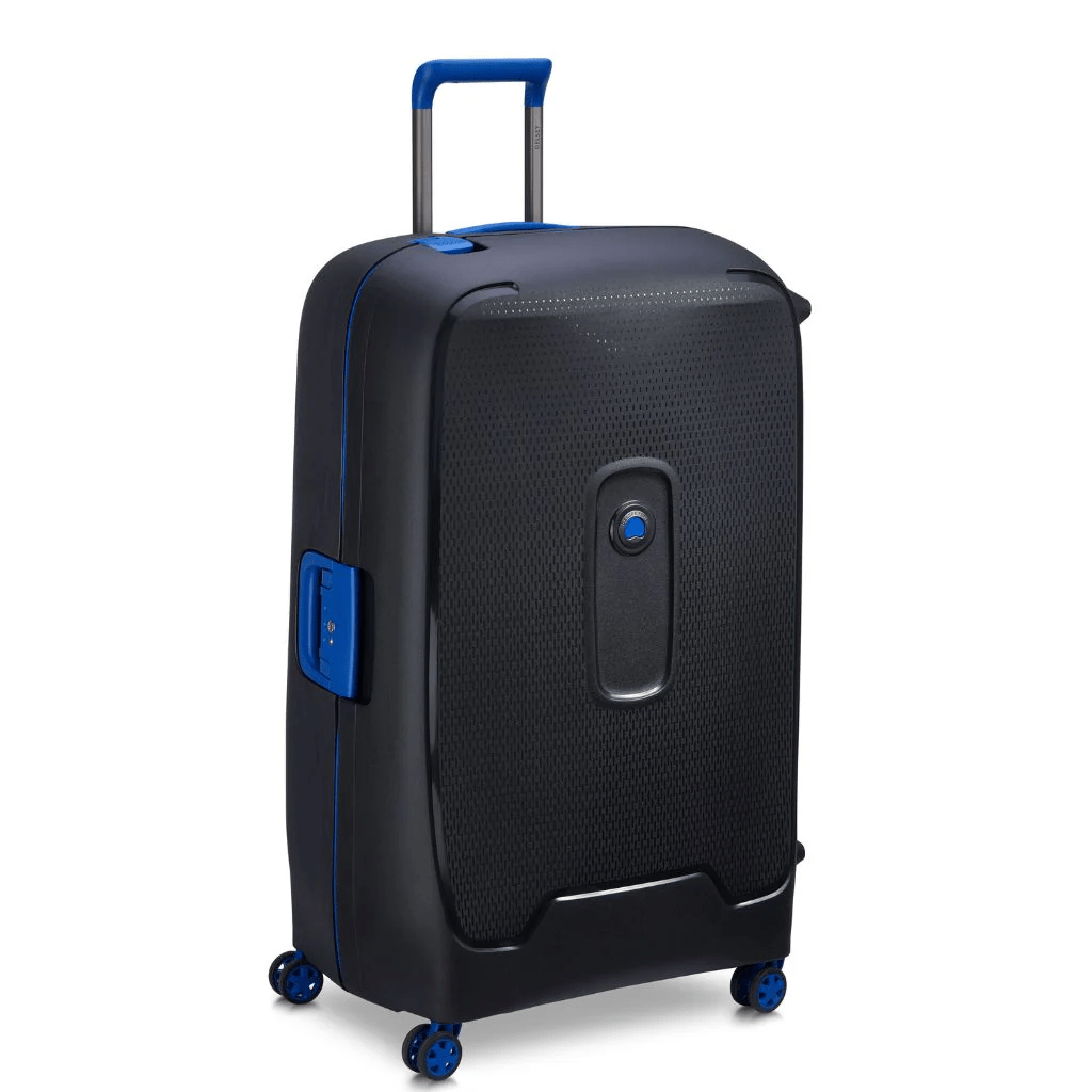 Delsey Moncey 2 PC Hardsided Luggage Duo - Black/Blue - Love Luggage