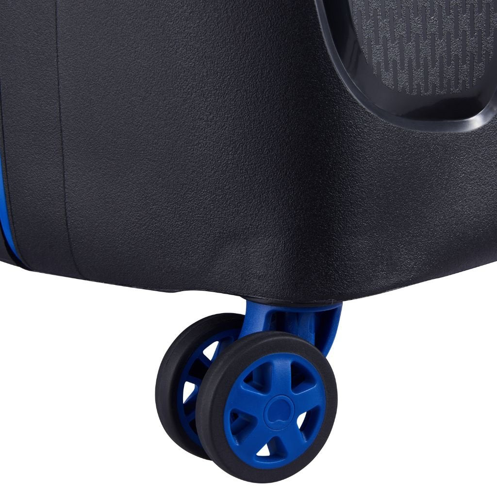 Delsey Moncey 2 PC Hardsided Luggage Duo - Black/Blue - Love Luggage