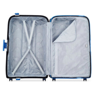 Delsey Moncey 2 PC Hardsided Luggage Duo - Black/Blue - Love Luggage