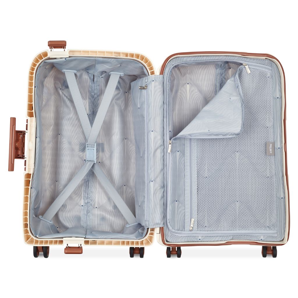 Delsey Moncey 55cm Carry On Hardsided Luggage Angora - Love Luggage