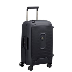 Delsey Moncey MR 55cm Carry On Hardsided Luggage Black - Love Luggage