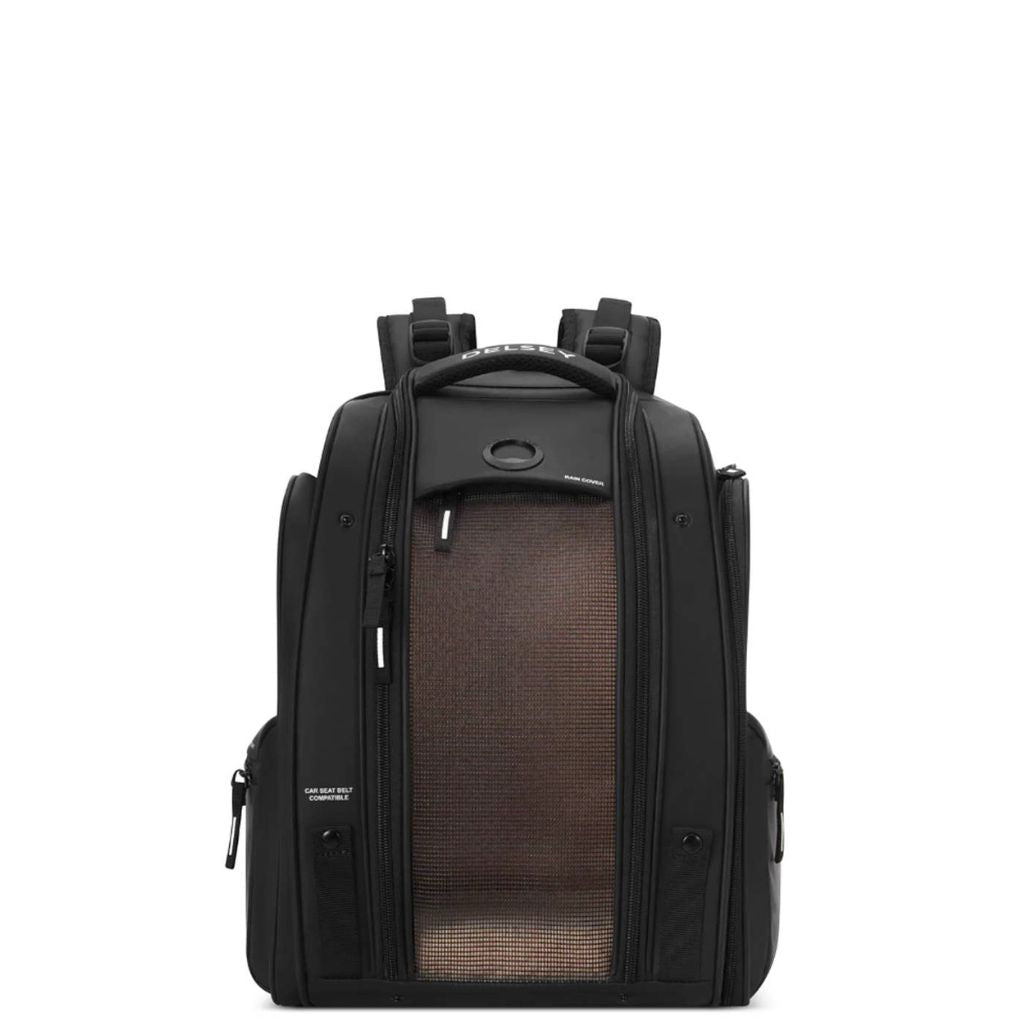 Delsey Raspail Pet Carrier Backpack - Black - Love Luggage