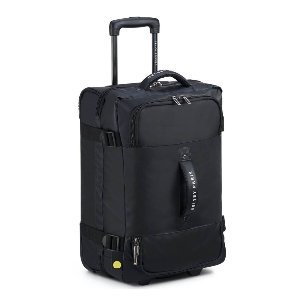 Delsey Raspail Trolley Duffle 55cm Luggage - Black - Love Luggage