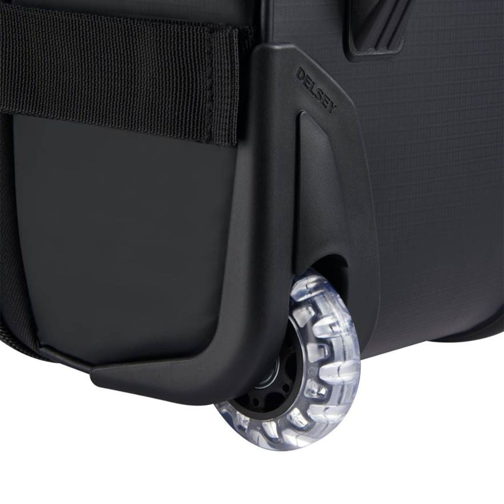 Delsey Raspail Trolley Duffle 55cm Luggage - Black - Love Luggage