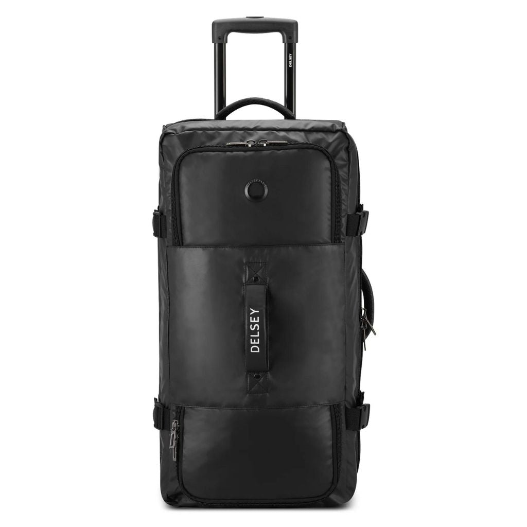 Delsey Raspail Trolley Duffle Large 73cm Luggage - Black - Love Luggage