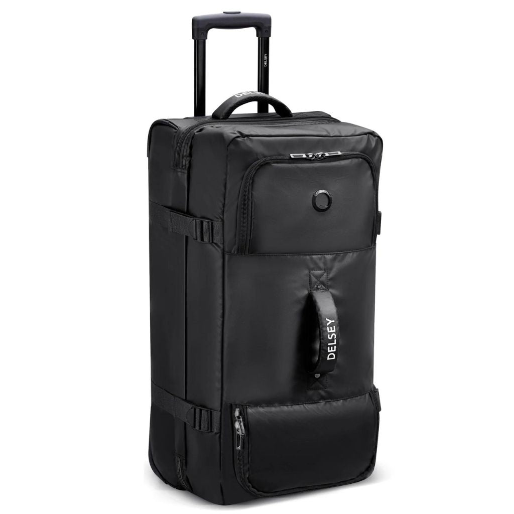 Delsey Raspail Trolley Duffle Large 73cm Luggage - Black - Love Luggage