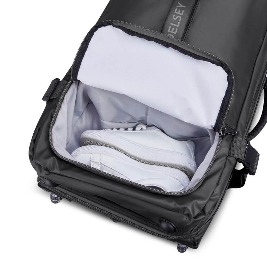 Delsey Raspail Trolley Duffle Large 82cm Luggage - Black - Love Luggage