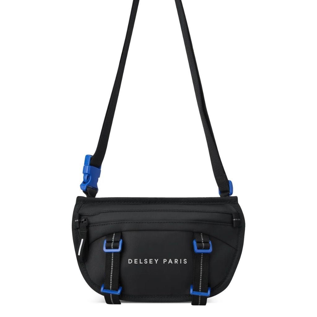 Delsey Raspail Urban Messenger Bag Black - Love Luggage