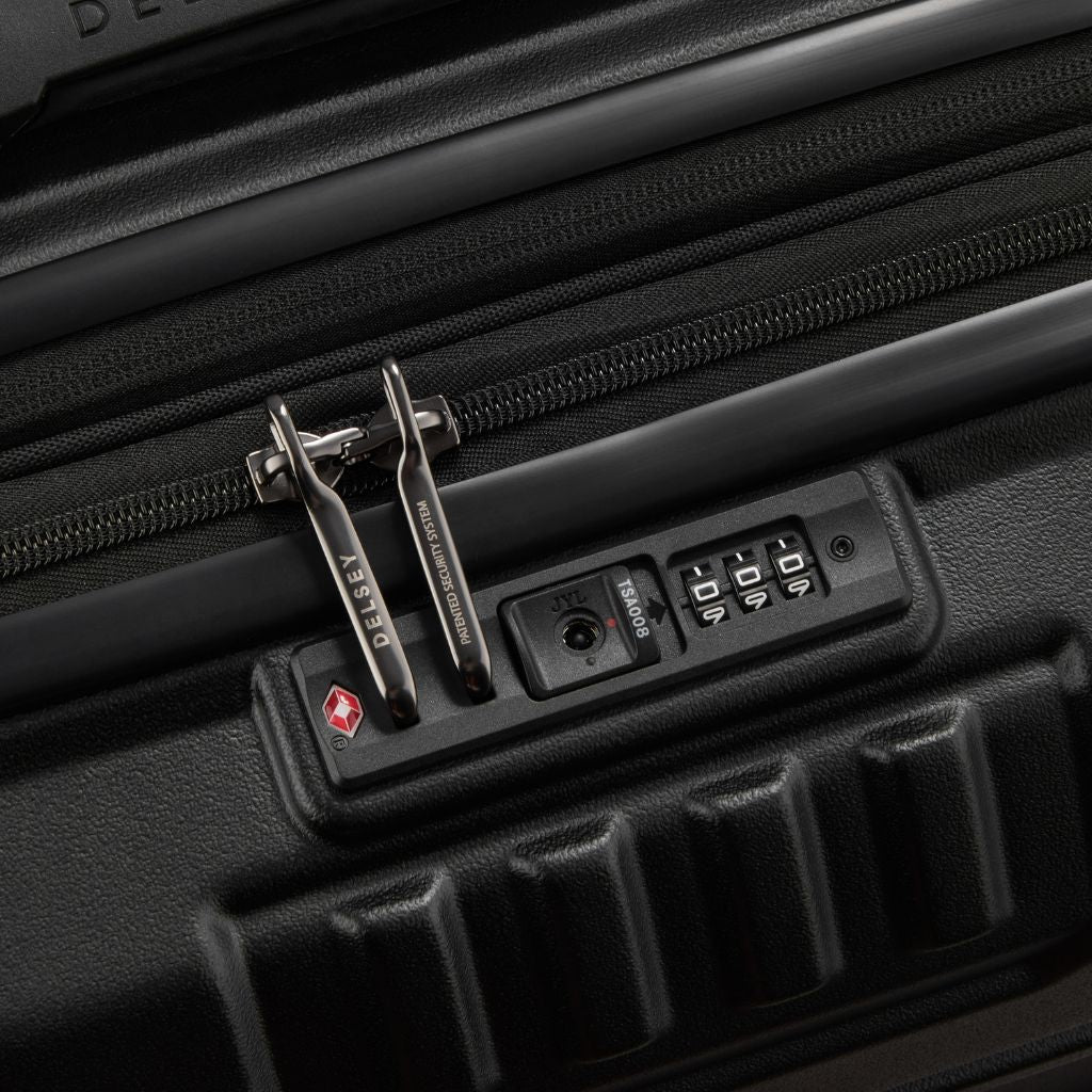 Delsey Rempart 2.0 55cm Carry On Luggage - Black - Love Luggage