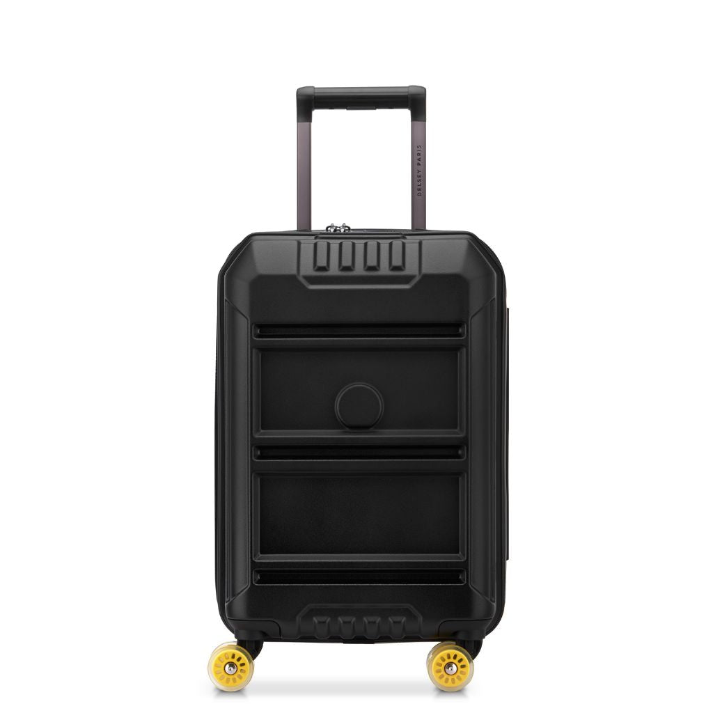 Delsey Rempart 2.0 55cm Carry On Luggage - Black - Love Luggage