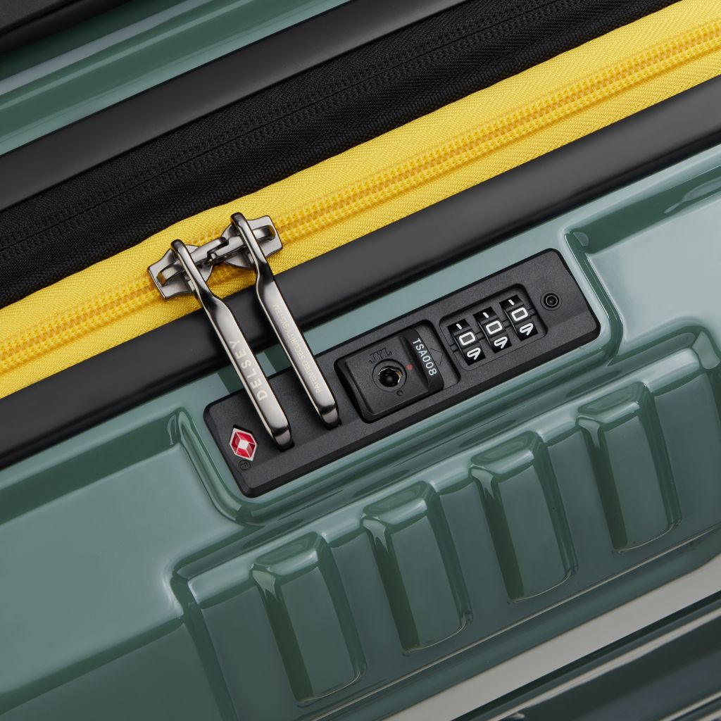 Delsey Rempart 2.0 55cm Carry On Luggage - Green - Love Luggage