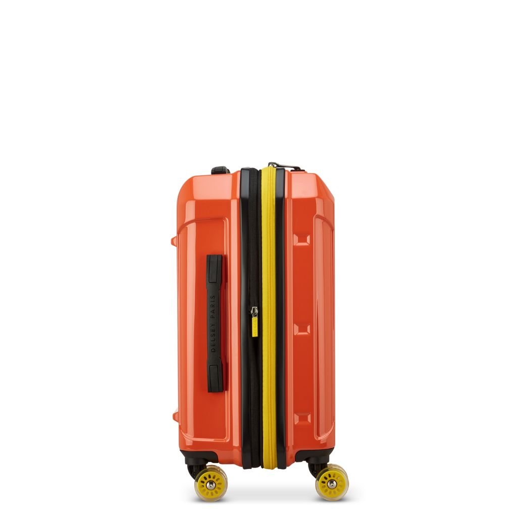 Delsey Rempart 2.0 55cm Carry On Luggage - Orange - Love Luggage