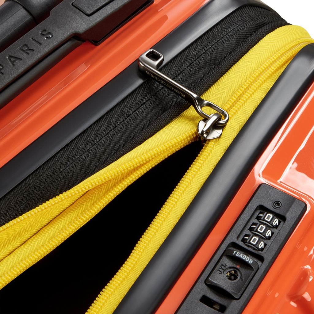 Delsey Rempart 2.0 55cm Carry On Luggage - Orange - Love Luggage