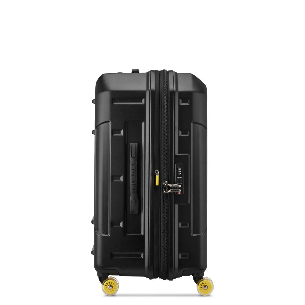 Delsey Rempart 2.0 73cm Medium Luggage - Black - Love Luggage