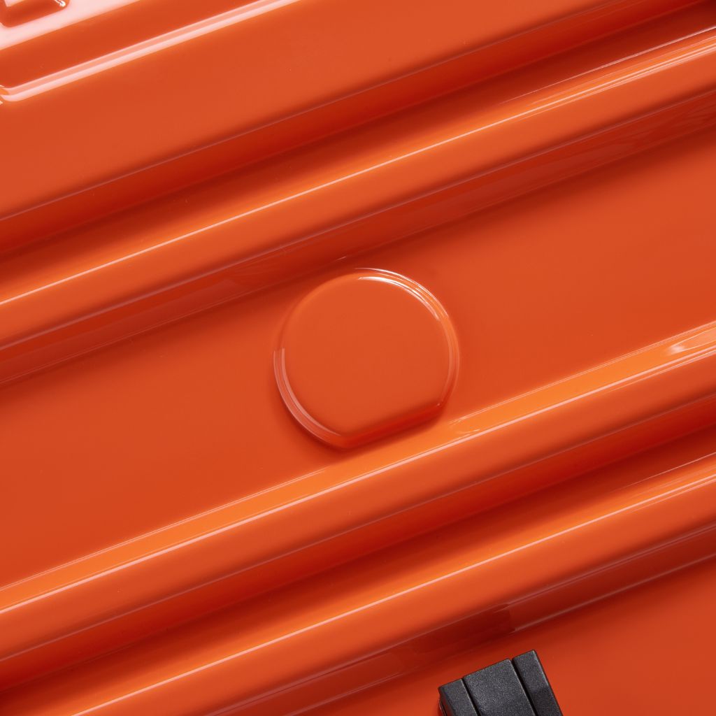 Delsey Rempart 2.0 73cm Medium Luggage - Orange - Love Luggage