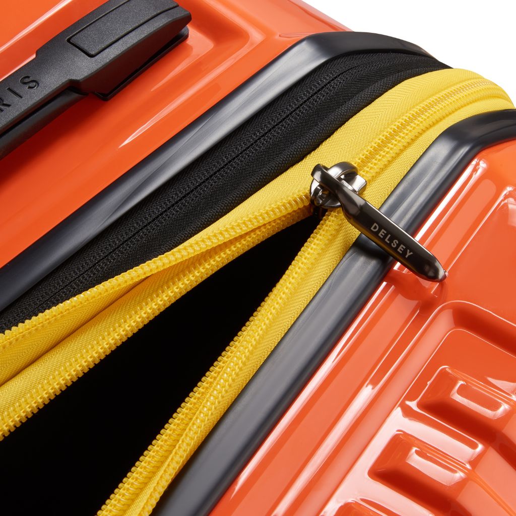 Delsey Rempart 2.0 73cm Medium Luggage - Orange - Love Luggage