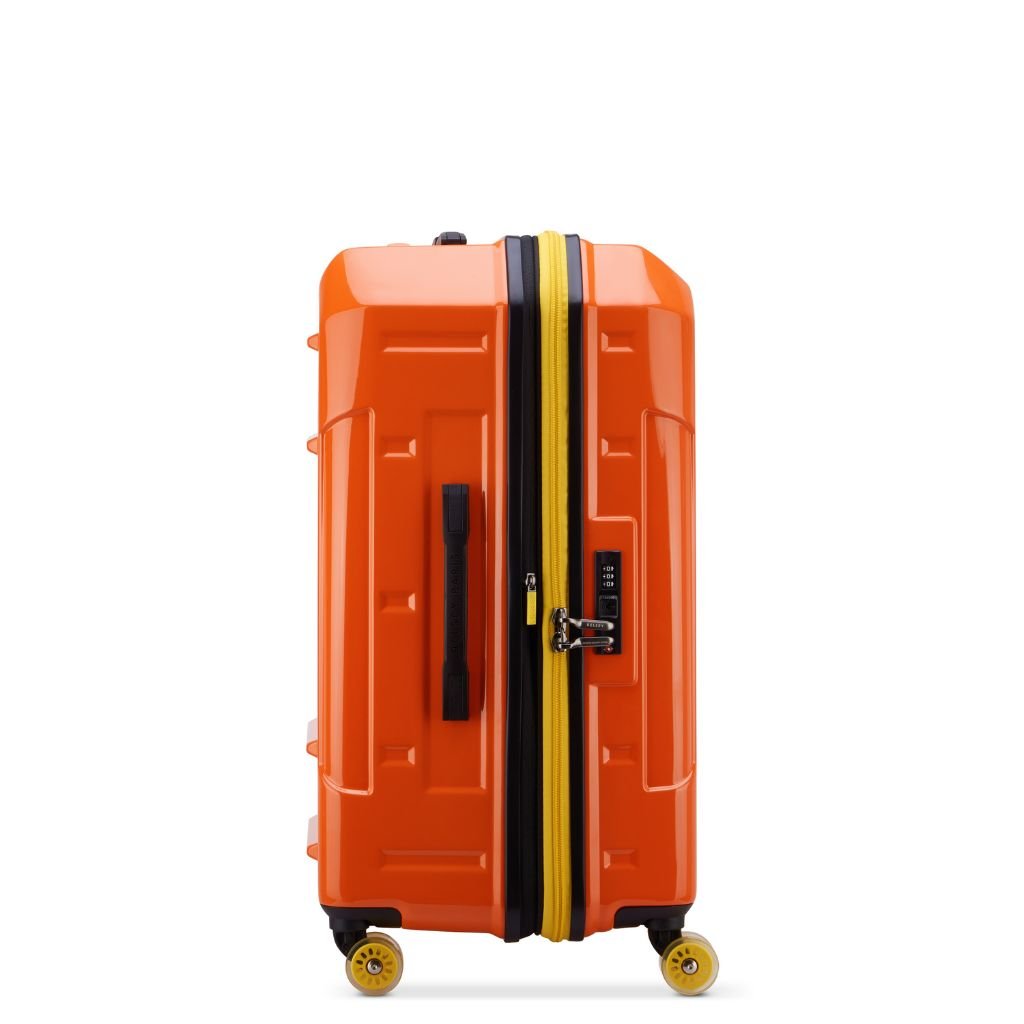 Delsey Rempart 2.0 73cm Medium Luggage - Orange - Love Luggage