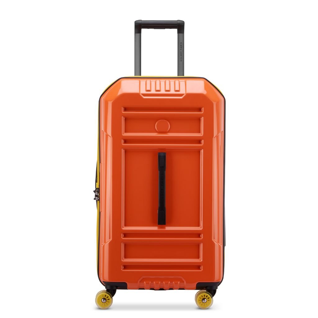 Delsey Rempart 2.0 73cm Medium Luggage - Orange - Love Luggage