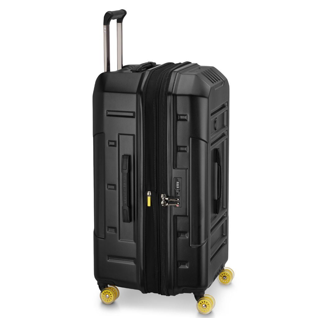 Delsey Rempart 2.0 80cm Large Luggage - Black - Love Luggage