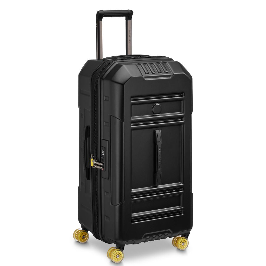 Delsey Rempart 2.0 80cm Large Luggage - Black - Love Luggage