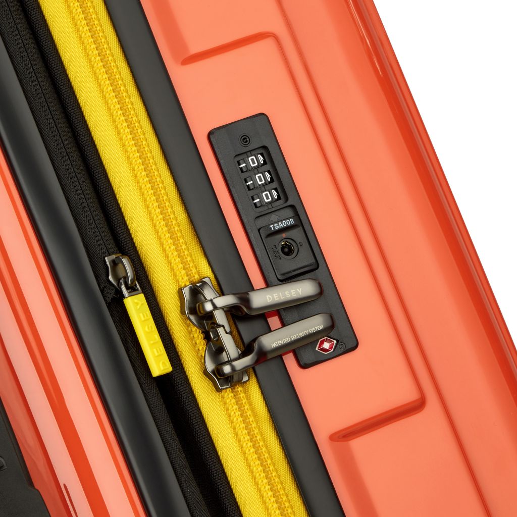 Delsey Rempart 2.0 80cm Large Luggage - Orange - Love Luggage