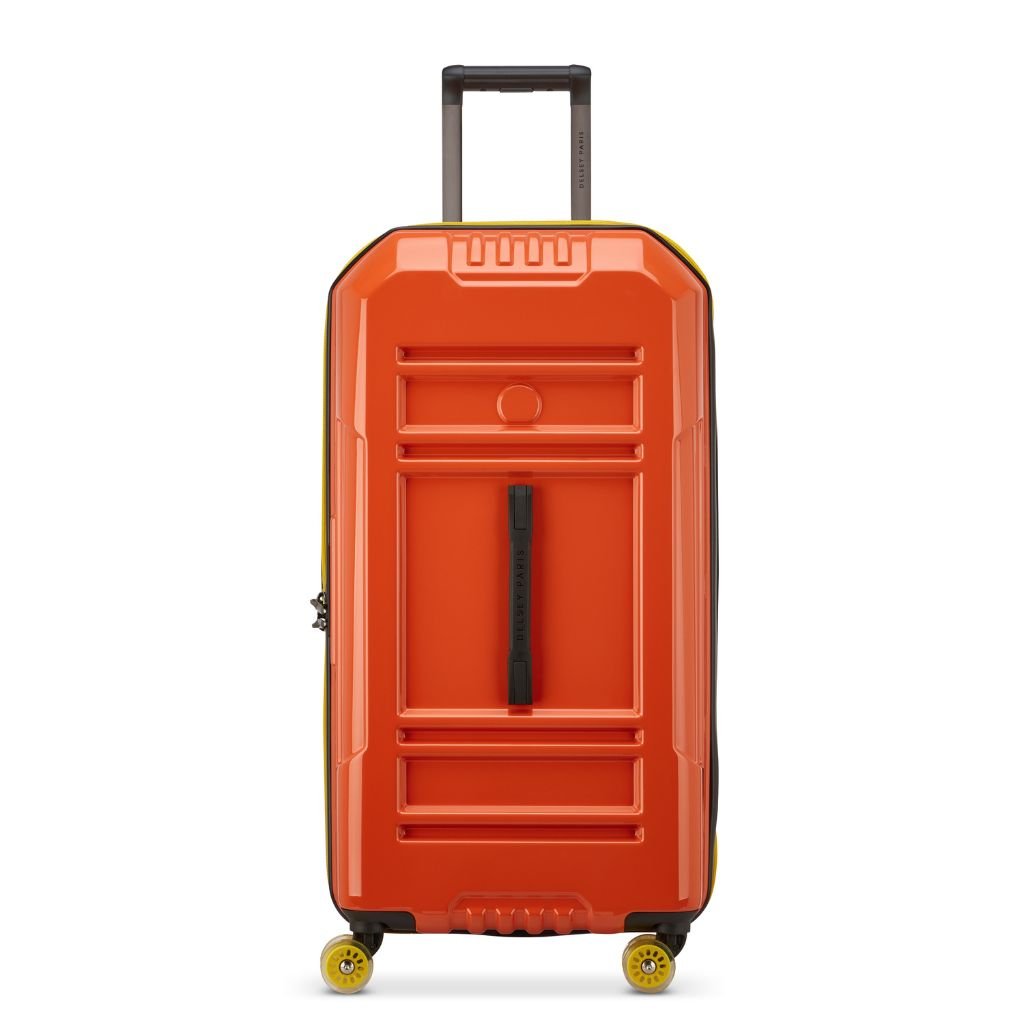 Delsey Rempart 2.0 80cm Large Luggage - Orange - Love Luggage