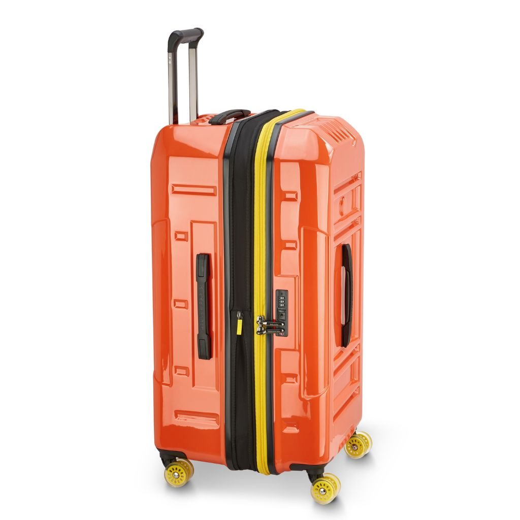 Delsey Rempart 2.0 80cm Large Luggage - Orange - Love Luggage