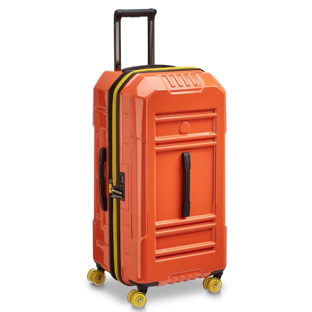 Delsey Rempart 2.0 80cm Large Luggage - Orange - Love Luggage