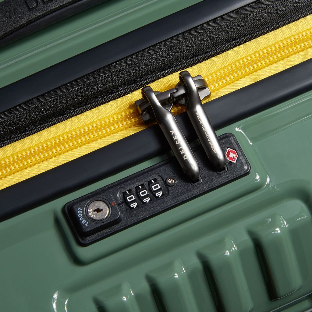 Delsey Rempart 55cm Carry On Luggage - Green - Love Luggage