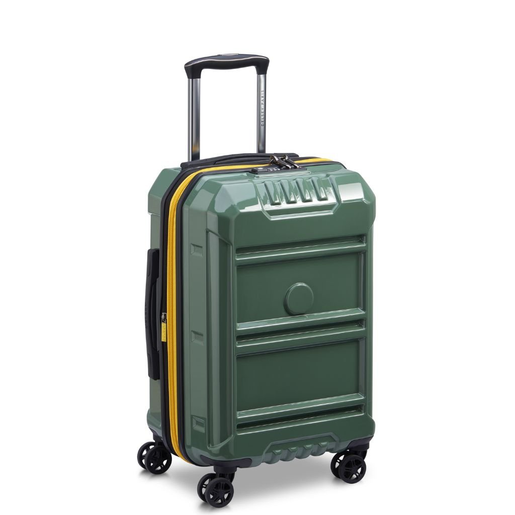 Delsey Rempart 55cm Carry On Luggage - Green - Love Luggage