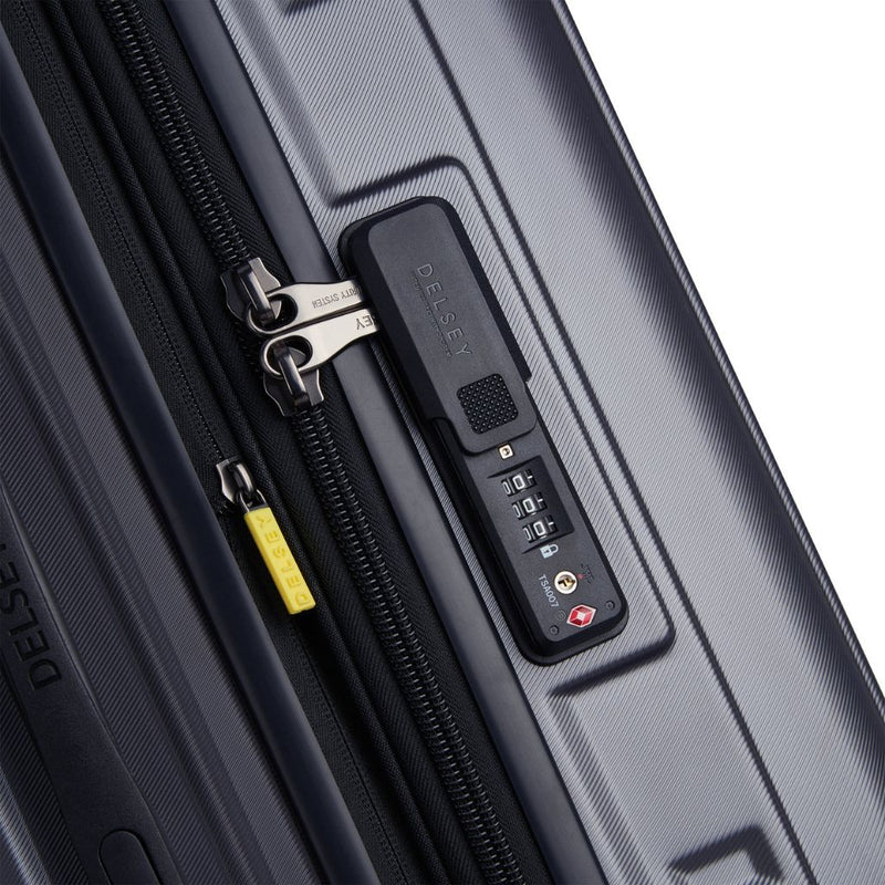 Delsey Rempart 73cm Exp Large Trunk - Anthracite - Love Luggage