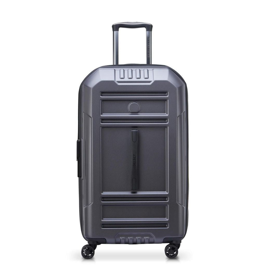 Delsey Rempart 73cm Exp Large Trunk - Anthracite - Love Luggage