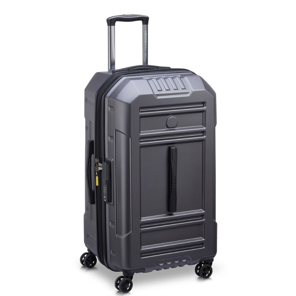 Delsey Rempart 73cm Exp Large Trunk - Anthracite - Love Luggage